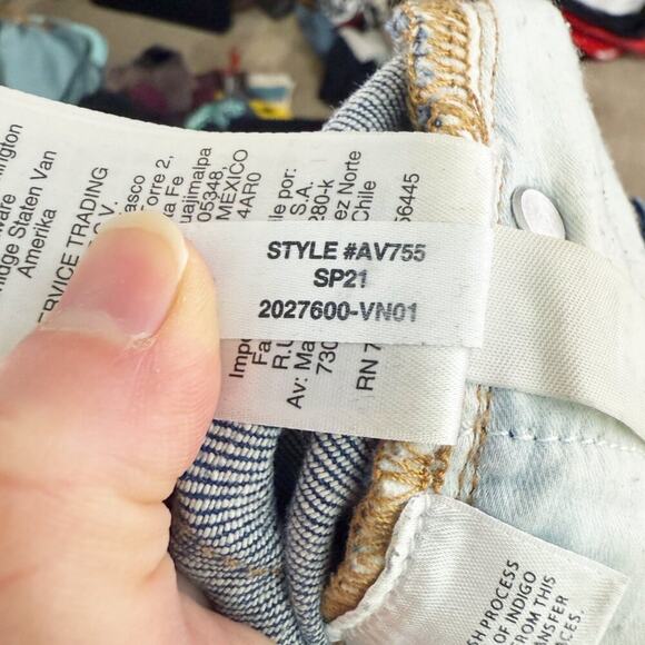 J. Crew Blue 9” Billie Demi Boot Crop Jeans Women's Size 28 EUC Cotton Blend - Picture 7 of 9